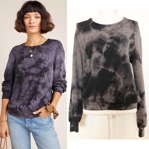 ANTHROPOLOGIE Eri + Ali Vicky Tie-Dyed Sweatshirt Size Small